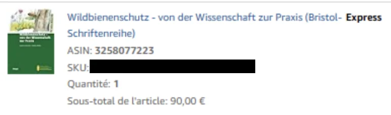 Amazon-Verkauf Wildbienenschutz für 90 Euro