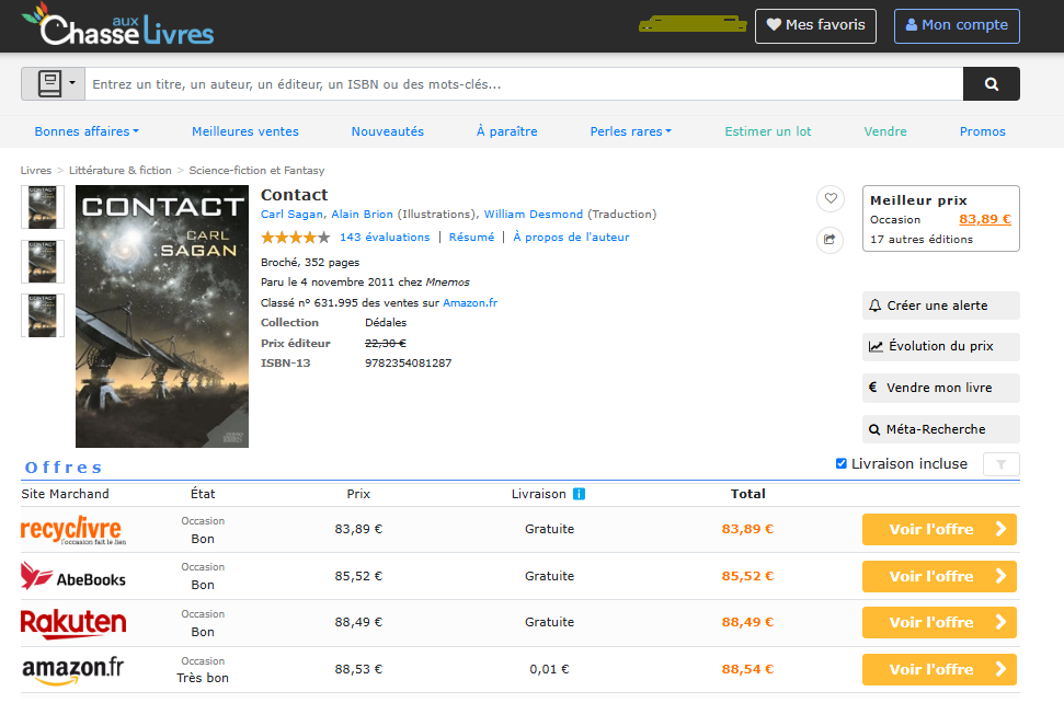 Price calculation example