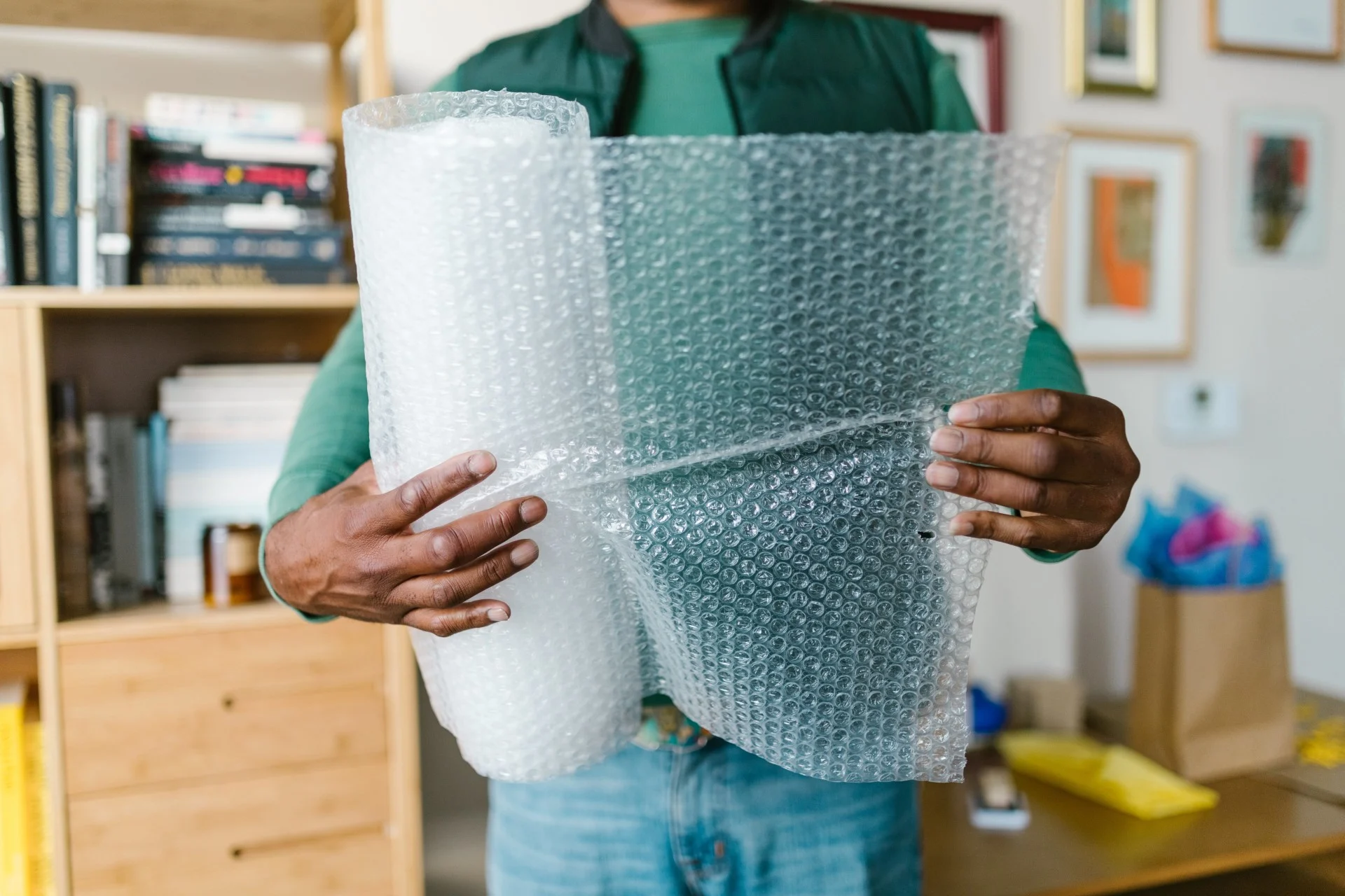 Bubble wrap packaging